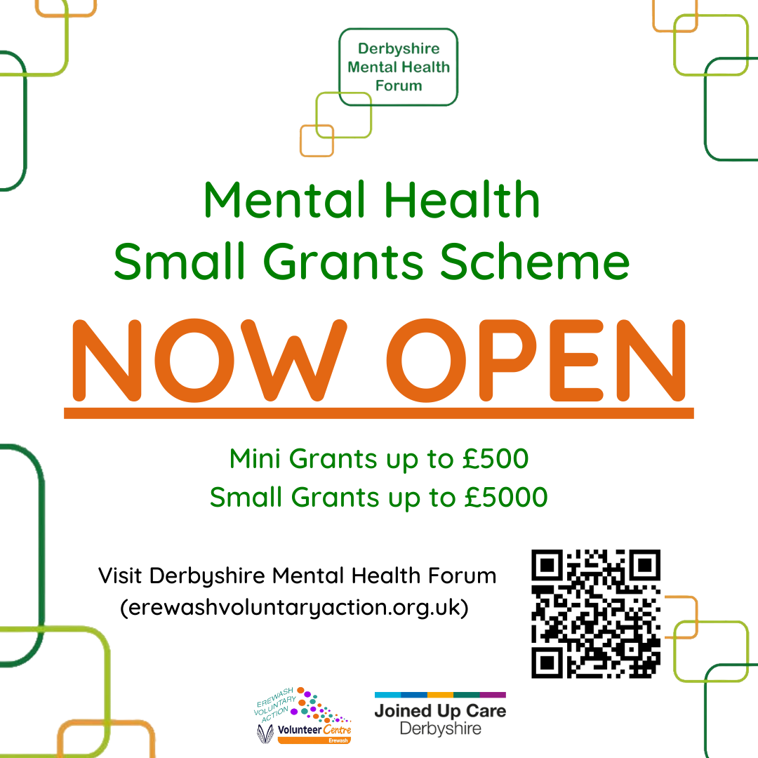 Mental Health Small Grants Scheme Derbyshire Voluntary Action