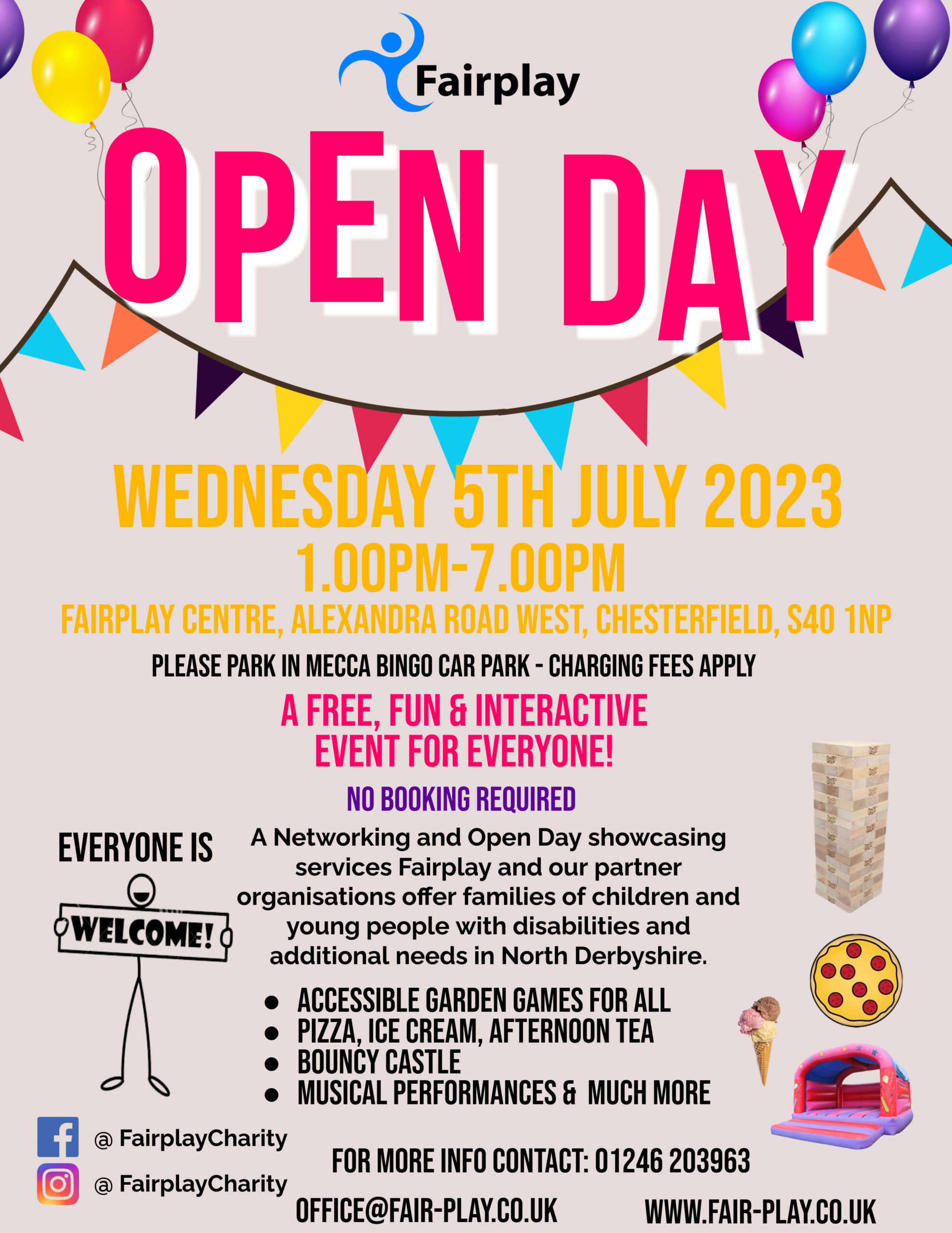 Fairplay Open Day – 5th July | Derbyshire Voluntary Action