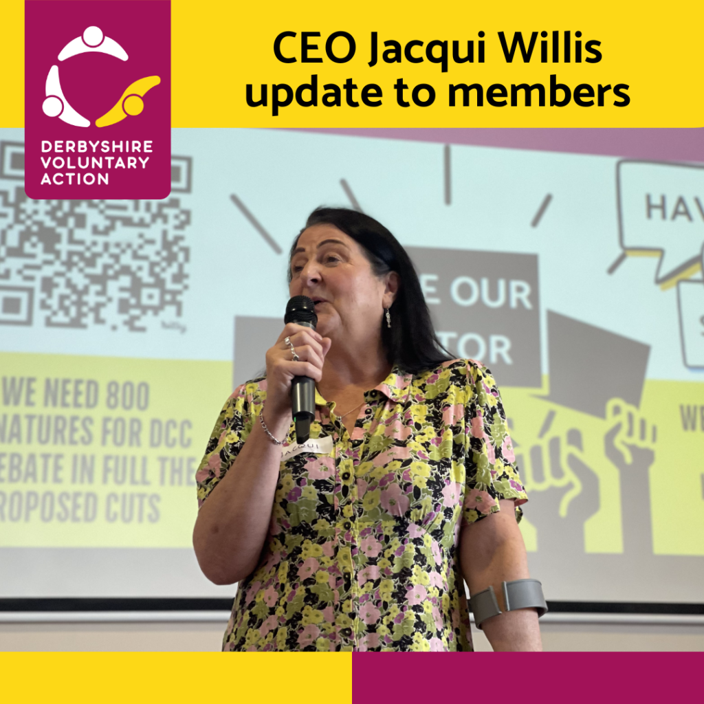 DVA CEO Jacqui Willis addresses members