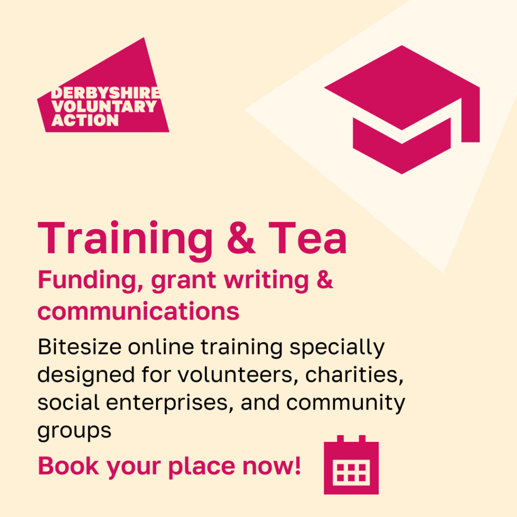 Training & Tea: Essential Sessions for Community Groups and Small Charities