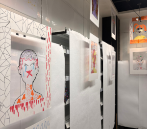 Behind the Pane Children and young peoples mental health art exhibition