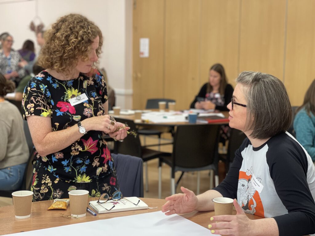 Working together partners talking