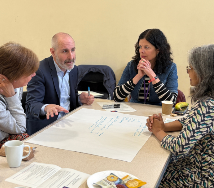 Voluntary Sector Forum members talking